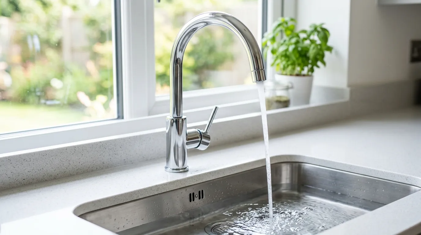 Local Plumbing Master Pros same day plumber fixing a faucet in Bascom, FL